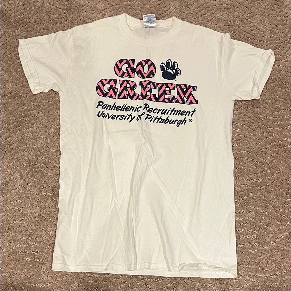 University of Pittsburgh sorority rush t-shirt